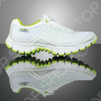 Кроссовки Walkmaxx Running Shoes. Цвет: бело-зеленый