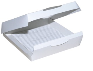 Коробка для пиццы (15см) с подложкой и откидной крышкой, картонная, Pactiv, DP4440