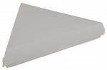 Треугольная коробка для пиццы с откидной крышкой, 28х25х4 см, картонная, Pactiv, DP3703
