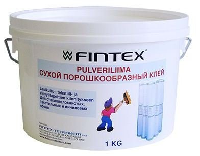 Fintex  Pulveriliima (Порошковый клей Финтекс  для тканевых, виниловых и  стекловолокнистых обоев)  Арт. 5070