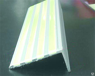 Фотолюминесцентная накладка на ступени ALSN-45L-G500