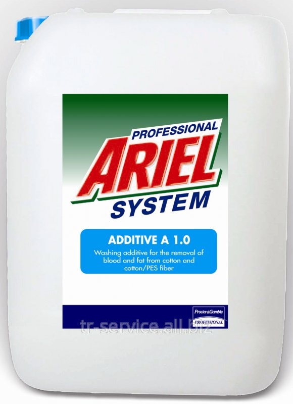 Ariel Additive A 1.0 Щелочная добавка для более эффективного удаления белковых загрязнений и натурального жира - канистра, 20 л
