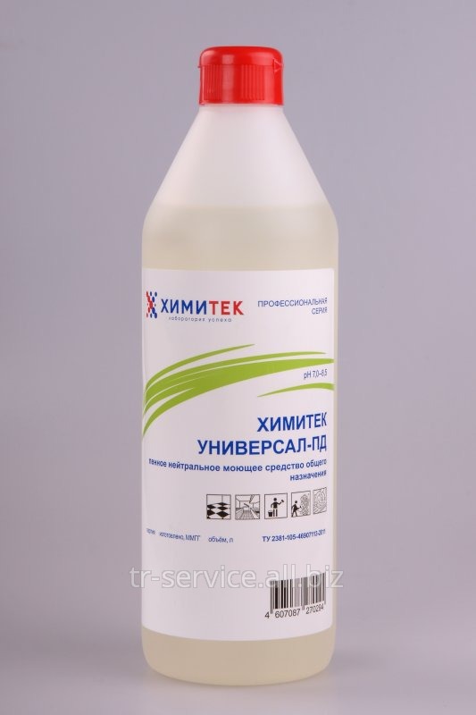ХИМИТЕК УНИВЕРСАЛ-ПД Концентрированное жидкое пенное нейтральное моющее средство - бутылка, 1 л