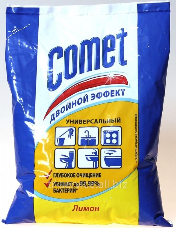 Порошок COMET Универсал чистящий с дезинфицирующими свойствами - 20 шт/кор