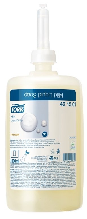S1 - Tork жидкое мыло-крем для рук - 1 л, 6 шт/кор