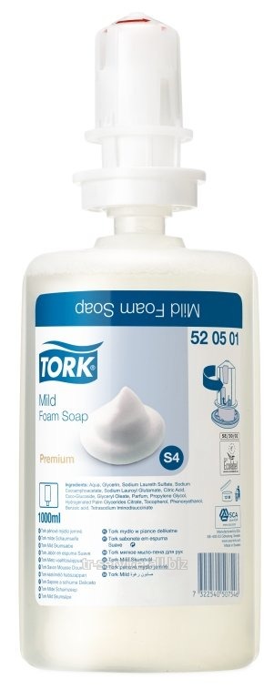 S4 - Tork мыло-пена мягкое - 1 л, 6 шт/кор