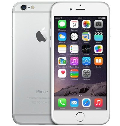 iPhone 6, 1 SIM, Android 4.2, 4.68 дюйма, 1.3 ГГц, 4 ядра, RAM 512 Мб, ROM 16 Гб, GPS, Wi-Fi, Bluetooth, белый