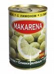Оливки зеленые фаршированные MAKARENA лимон