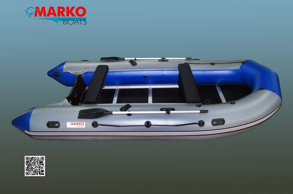 Моторная надувная килевая лодка повышенной мореходности серия «АДМАРИС»  А-430
