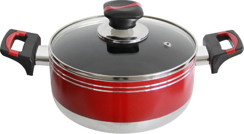 Кастрюля 2,8л 20х9см linea rosso, regent (693789)