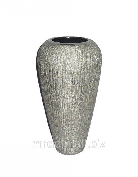 Керамическая ваза, серебро (817484)
