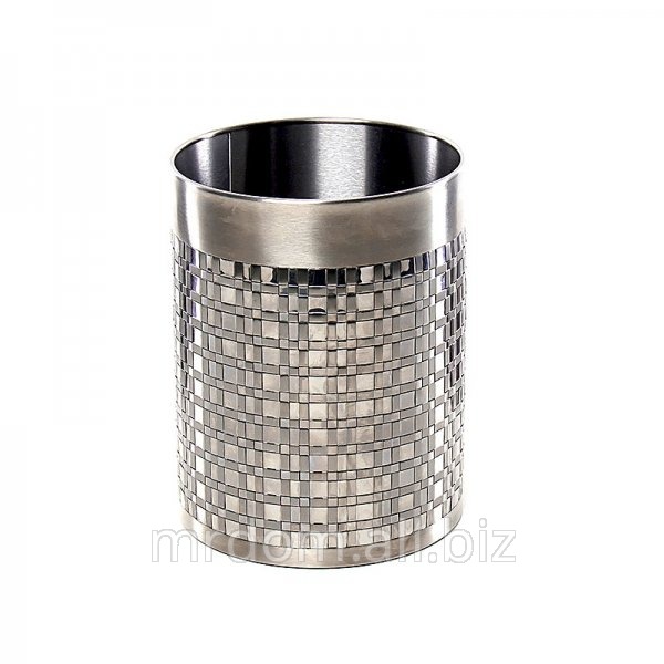 Корзина для мусора basketweave silver (842421) Корзина для мусора basketweave silver (842421)
