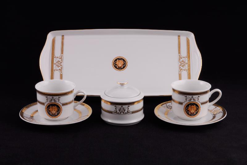 Подарочный набор чайный тет-а-тет, форма, a126, фарфор, leander (654597)