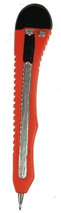 Ручка шариковая канцелярский нож 15см (763934)