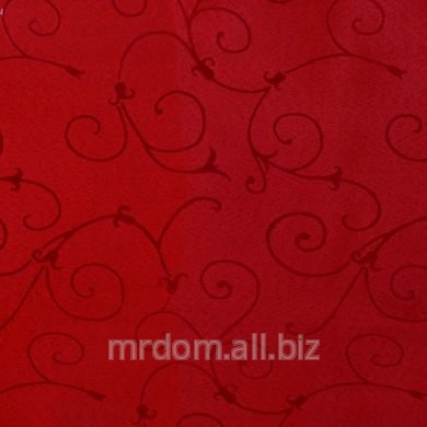 Скатерть овальная лувр цвет бордовый (09) 180x150 см (882674)