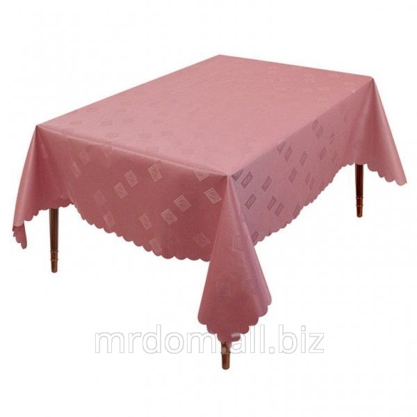 Скатерть овальная сидней цвет розовый (07) 180х150 см (882650)