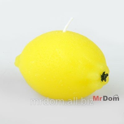 Свеча декор лимон (758433)