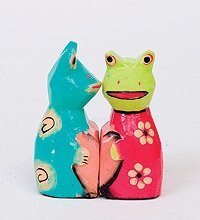 В1-0246 статуэтки mini лягушки сердце (2 шт.) (784623)
