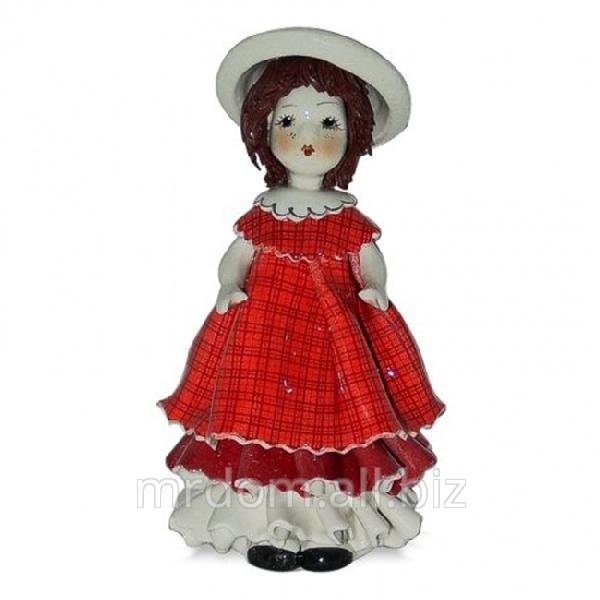 Кукла в красно-розовом h 15 см (648481)