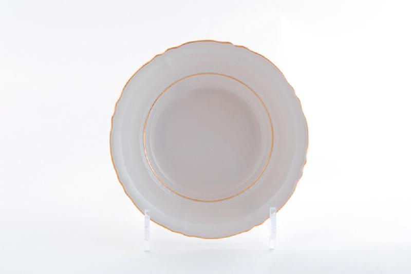 Набор тарелок глубоких 6шт 23см, форма сабина, 1139, фарфор, leander (655438)