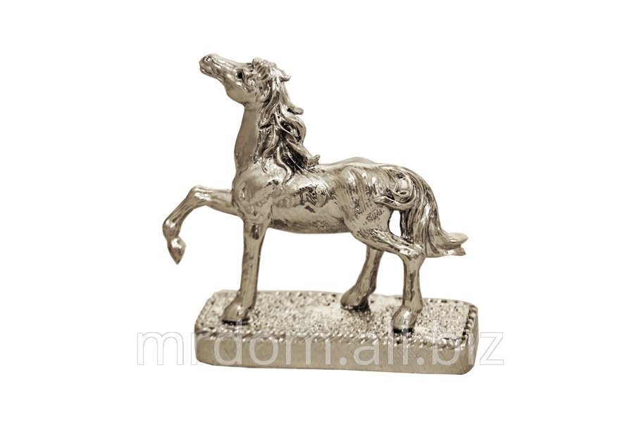Статуэтка Лошадь (серебр) h 12см (907721)
