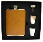 Подарочный набор "viron": фляжка 8oz, воронка, 2 стакана" (662308)