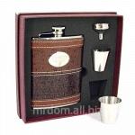 Подарочный набор "viron": фляжка 8oz, 2 стаканчика, воронка" (662286)
