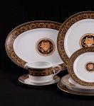 Сервиз столовый 25 предм., форма сабина, 172b, фарфор, leander (654374)