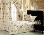 Шторы (молочный) 270х300см 2шт, подхваты 10х80, 2шт., anabella (853906)