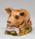 15862 фигурка гипсовая "свинья на деньгах" (779312)