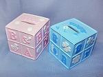 Фигурка декоративная (копилка) "кубик" h=7,5см. (2вида) (765831)