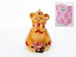 Фигурка декоративная (копилка) "мишка-король" h=11см. (767253)