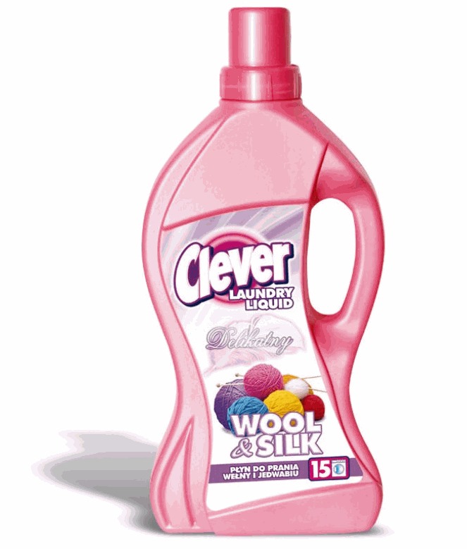 Гель для стирки Clever Wool & Silk  1000 mмл