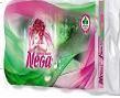 Бумага туалетная Nega Premium, 3 слоя, 4 шт/уп