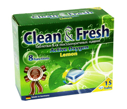 Таблетки для посудомоечной машины Clean&Fresh