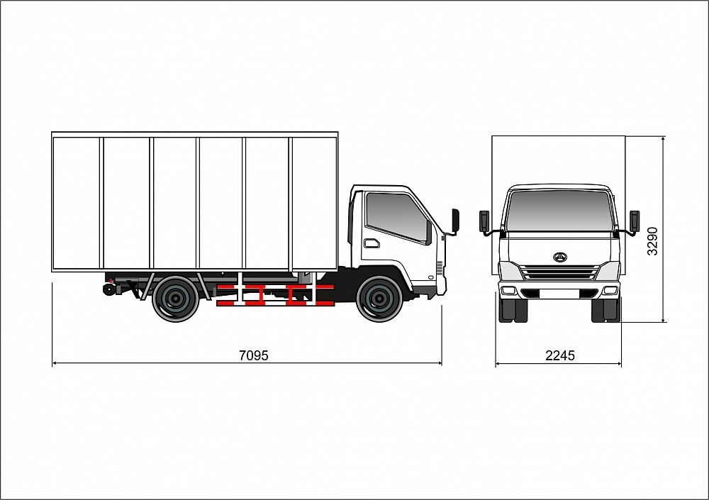 BAW Фenix L 33460 Изотермический фургон 