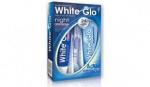 Набор: ночной гель и дневная зубная паста White Glo с зубной щеткой White Glo с нитевидной щетиной