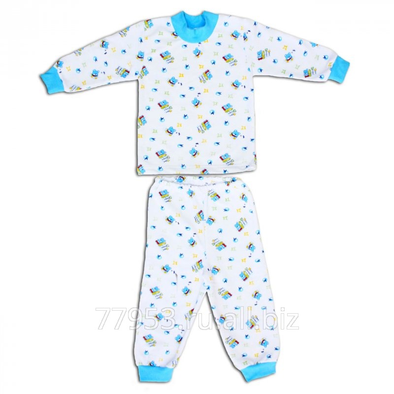 Пижама детская 3656-ф футер, размер 60-116