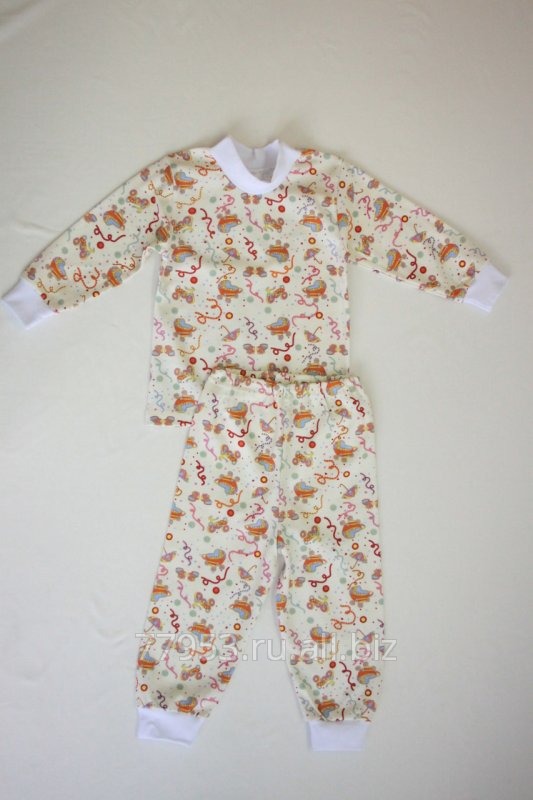 Пижама детская 3656-ип интерлок пенье, размер 60-116