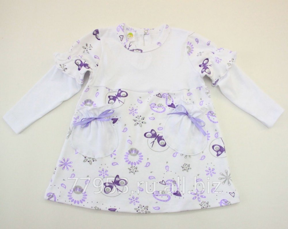 Платье детское 3862 л+и ластик+интерлок, размер 52-92