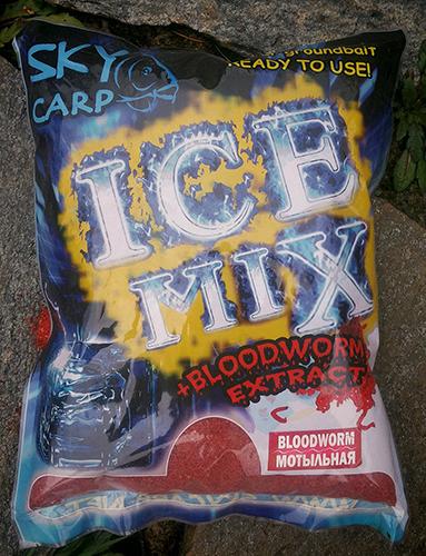Зимняя прикормка Ice mix увлажнённая мотылёвым экстрактом 1кг