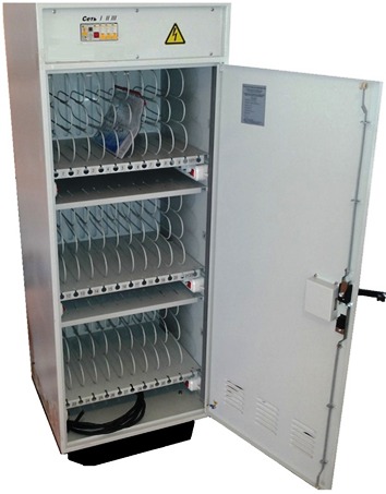 Шкаф-сейф для хранения и зарядки переносных ноутбуков и планшетов ШНП-30