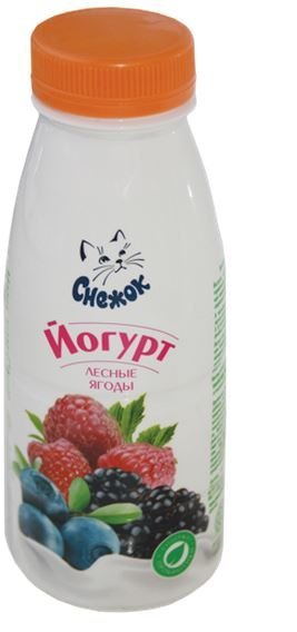 Йогурт питьевой с лесными ягодами 1,5%, 330г