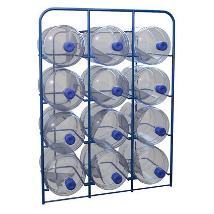 Стелажи стационарные для 19-литровых бутылей с водой