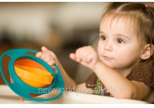Тарелка для детей Gyro Baby Bowl. Непроливайка-нерассыпайка. gyro_bowl
