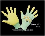 Перчатки садовые Garden Gloves Duraglove желтые, размер L NW-GG