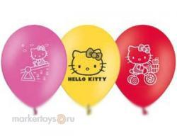 Набор шаров Hello Kitty 30см 5шт 1111-0381 /10