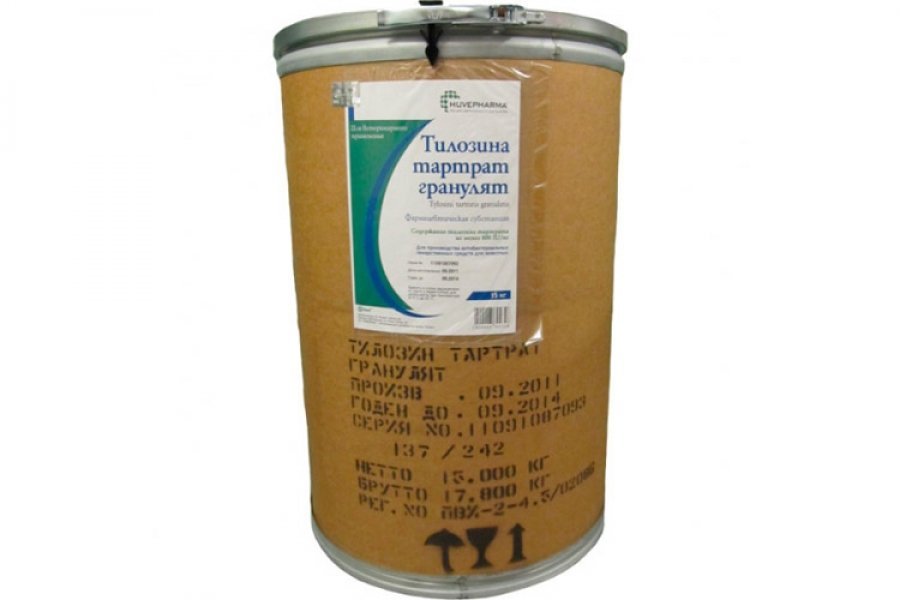 Тилозин тартрат гранулят 80 % (Болгария)