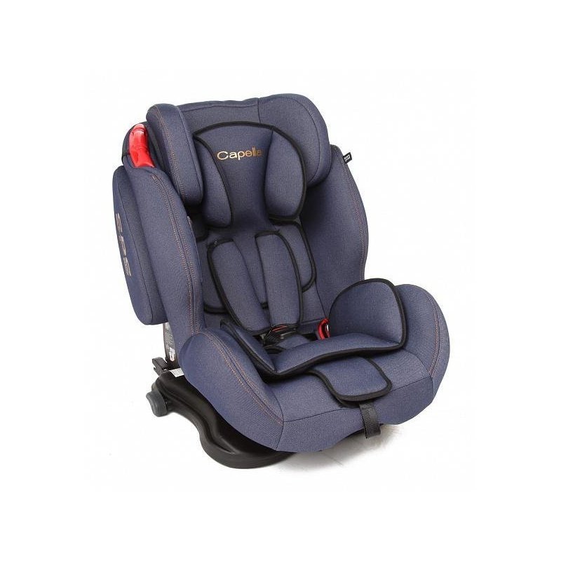 Автокресло Capella 15-36 кг Jeans, Isofix, группа 2-3, (2 шт/к), цв. Blue (син.джинс), Китай GL00005