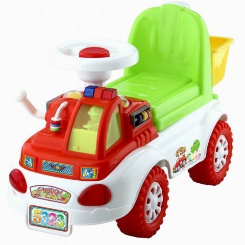 Каталка белая Toysmax Грузовичок 532 Каталка белая Toysmax Грузовичок 532